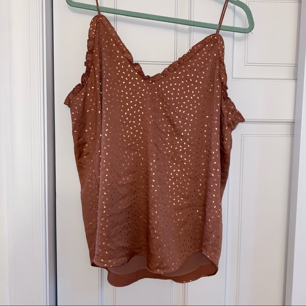 Rose & gold tank top